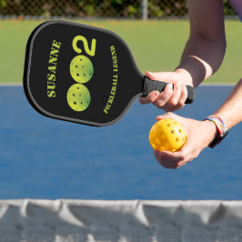 Individuelle Name, 002 Punkte Paddel Pickleball Schläger