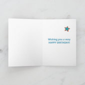 Individuelle Name 13. Geburtstag Angesagter Tag Karte (Innenseite)