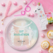 Individuelle Name 1. Marathon Celebration Party Pappteller (Party)