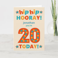 Individuelle Name 20. Geburtstag Angesagter Urlaub