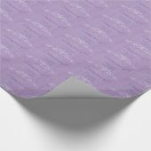 Individuelle Name, 50. Hochzeitstag bis Paar Geschenkpapier (Ecke)