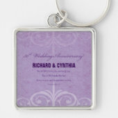 Individuelle Name, 50. Hochzeitstag bis Paar Schlüsselanhänger (Vorne)