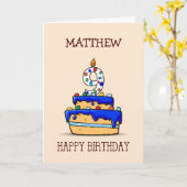 Individuelle Name, 9. Geburtstag, 9. Geburtstag, a Karte (Gelbe Blume)