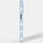 Individuelle Name-Abdeckung für iPhone, blau mit P Case-Mate iPhone Hülle (Rückseite / Rechts)