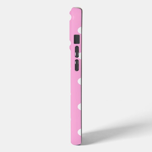 Individuelle Name-Abdeckung für iPhone, rosa mit P Case-Mate iPhone Hülle (Rückseite / Links)
