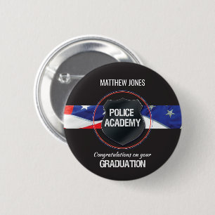 Individuelle Name, Abschluss der Polizeiakademie Button