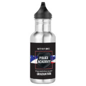 Individuelle Name, Abschluss der Polizeiakademie Edelstahlflasche (Rechts)