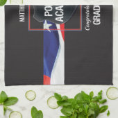 Individuelle Name, Abschluss der Polizeiakademie Geschirrtuch (Gefaltet)