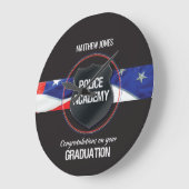 individuelle Name, Abschluss der Polizeiakademie Große Wanduhr (Winkel)