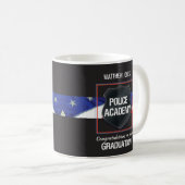 Individuelle Name, Abschluss der Polizeiakademie Kaffeetasse (VorderseiteRechts)