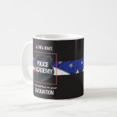 Individuelle Name, Abschluss der Polizeiakademie Kaffeetasse (Vorderseite Links)