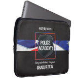 Individuelle Name, Abschluss der Polizeiakademie Laptopschutzhülle (Vorne Rechts)
