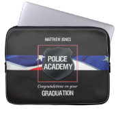 Individuelle Name, Abschluss der Polizeiakademie Laptopschutzhülle (Vorderseite)