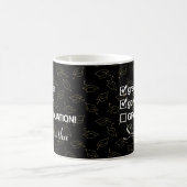 Individuelle Name Abschluss-Geschenk | Funny Absch Kaffeetasse (Mittel)