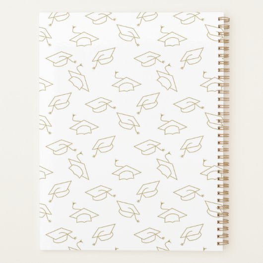 Individuelle Name Abschluss-Geschenk | Funny Absch Planer (Rückseite)