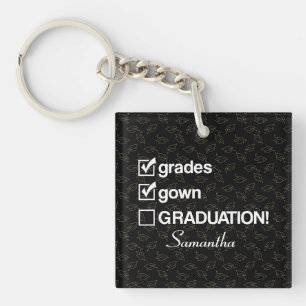 Individuelle Name Abschluss-Geschenk   Funny Absch Schlüsselanhänger