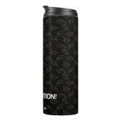 Individuelle Name Abschluss-Geschenk | Funny Absch Thermosbecher (Nach rechts gedreht)