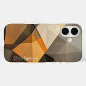 Individuelle Name Abstrakt Earth Tone Case-Mate iPhone Hülle (Rückseite (Horizontal))