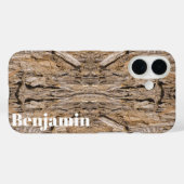 Individuelle Name Abstrakt Juniper Bark Texture Fo Case-Mate iPhone Hülle (Rückseite (Horizontal))