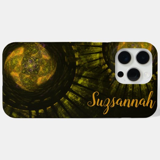 Individuelle Name Abstrakte Erdknochen-Spikes Case-Mate iPhone Hülle (Rückseite (Horizontal))