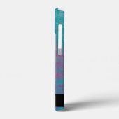 Individuelle Name Abstrakte Grunge Textur Case-Mate iPhone Hülle (Rückseite / Links)