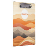 Individuelle Name Abstrakte Landschaftsbilder Klemmbrett (Rechts)