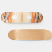 Individuelle Name Abstrakte Landschaftsbilder Skateboard (Horizontal)