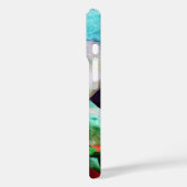 Individuelle Name Abstrakter, rauschender, farbige Case-Mate iPhone Hülle (Rückseite / Links)