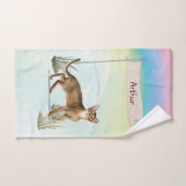 Individuelle Name Abyssinian Cat Pet Badetuch Set (Handtuch)
