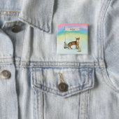 Individuelle Name Abyssinian Cat Pet Button (Beispiel)