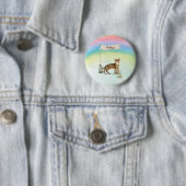 Individuelle Name Abyssinian Cat Pet Button (Beispiel)