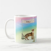 Individuelle Name Abyssinian Cat Pet Kaffeetasse (Links)