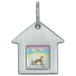 Individuelle Name Abyssinian Cat Pet Pet ID Tag Tiermarke
