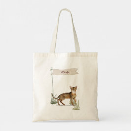 Individuelle Name Abyssinian Cat Pet Tote Bag Tragetasche