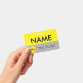 Individuelle Name Abzeichen Ausweis (Handheld)