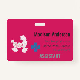 INDIVIDUELLE NAME ABZEICHEN - Holder.Reel.Pin.ID.C Ausweis