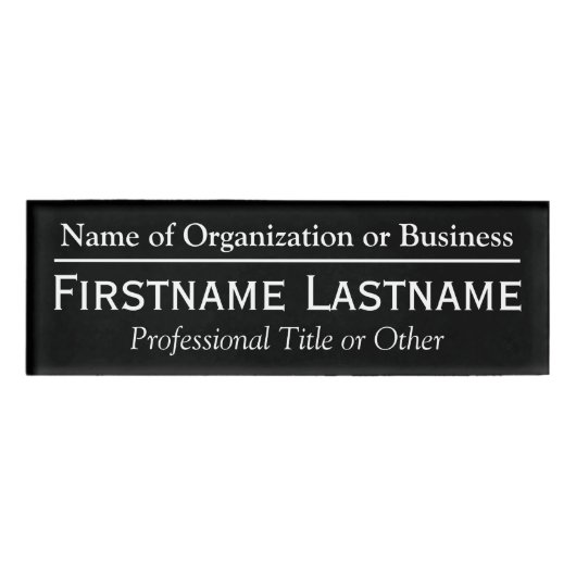 Individuelle Name Abzeichen - Organisation oder Ki Namenschild (Vorderseite)