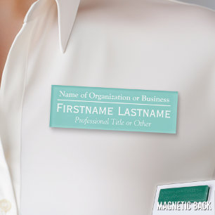 Individuelle Name Abzeichen - Organisation oder Ki Namenschild