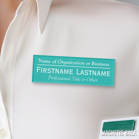 Individuelle Name Abzeichen - Organisation oder Ki Namenschild