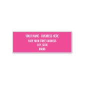 Individuelle Name-Adresse Selbstfarbige Briefmarke Permastempel (Design)