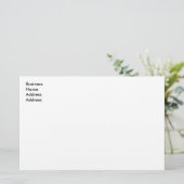 Individuelle Name-Adressumschlag Briefpapier (Stehend Vorderseite)