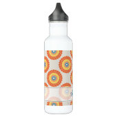 Individuelle Name Aegean Summer Radiant Dot Mandal Edelstahlflasche (Links)