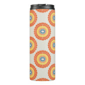 Individuelle Name Aegean Summer Radiant Dot Mandal Thermosbecher (Rückseite)