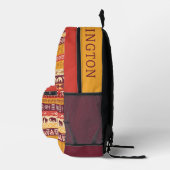 Individuelle Name African Pattern Bedruckter Rucksack (Rechts)