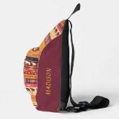Individuelle Name African Pattern Crossbody Bag (Rechts)