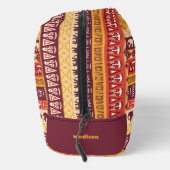 Individuelle Name African Pattern Waschbeutel (Rechts)