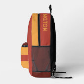 Individuelle Name Afrika Bedruckter Rucksack (Rechts)
