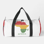 Individuelle Name Afrika Duffle Bag (Rückseite)