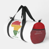 Individuelle Name Afrika Duffle Bag (Rechte Ecke)