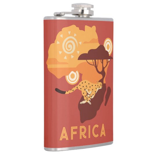 Individuelle Name Afrika Flachmann (Rechts)